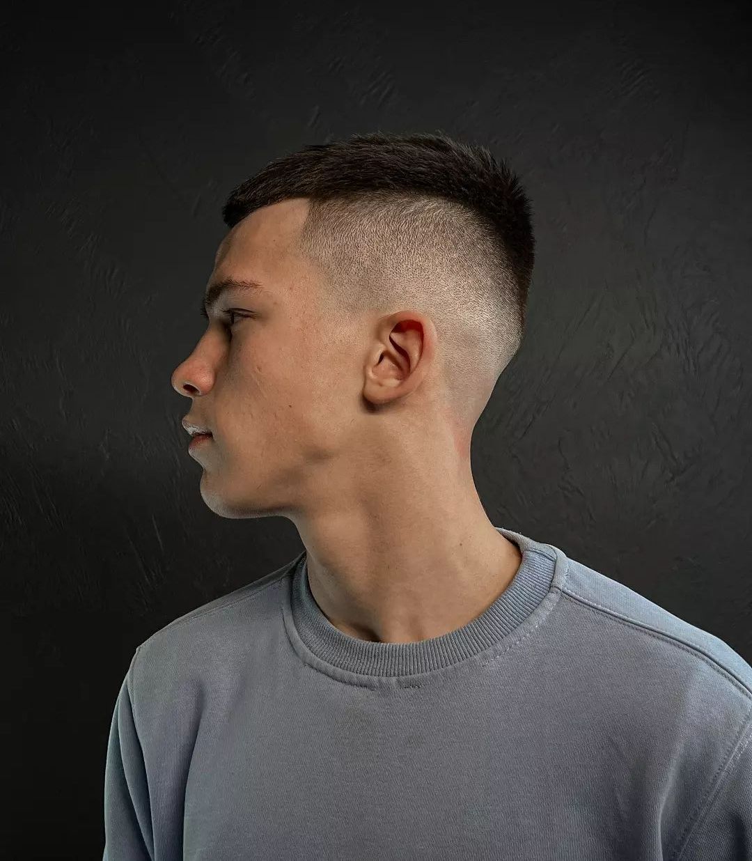 Modern Short Shaved Haircut for Guys