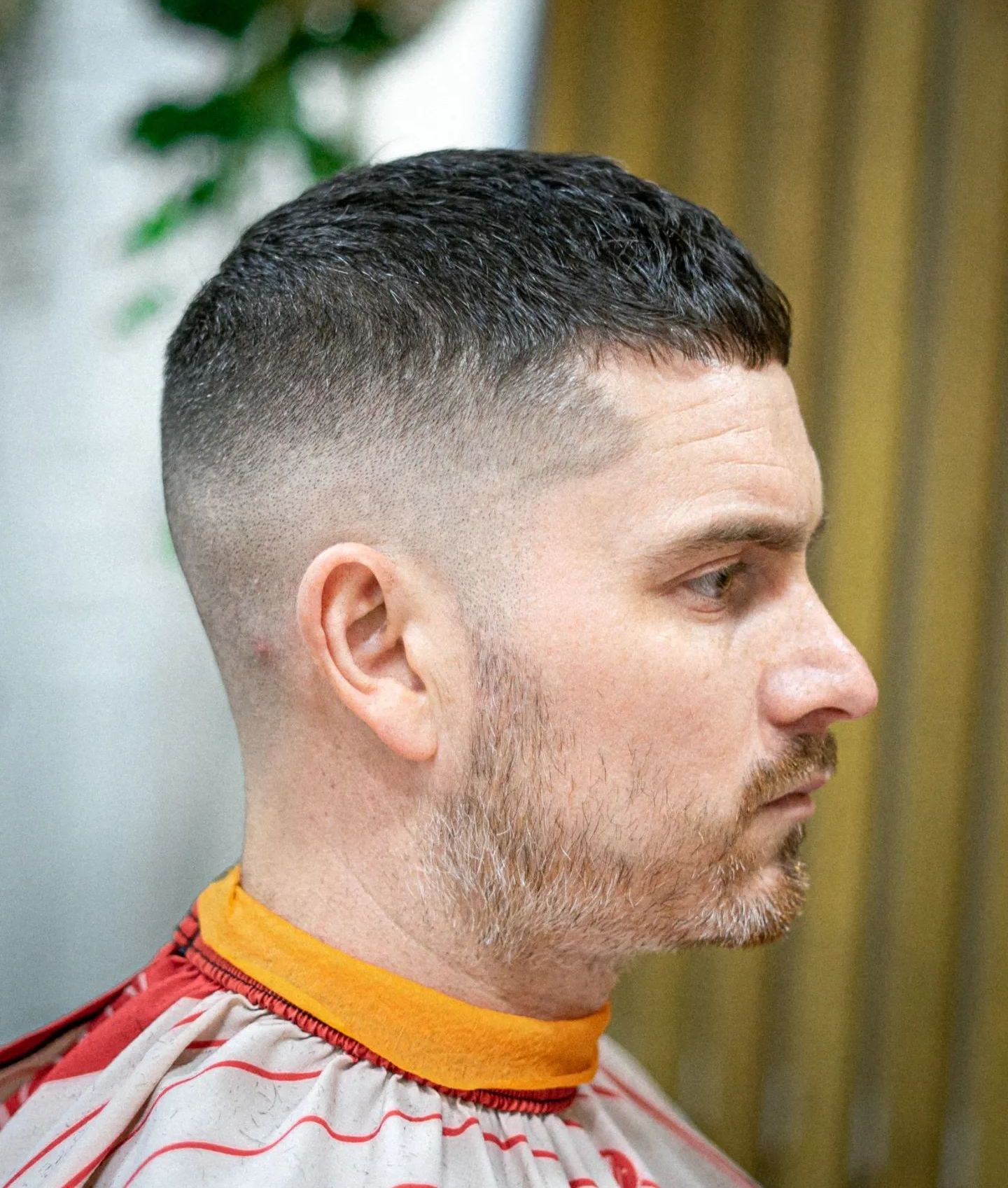 Basic Short Fade Cut for Men’s Coarse Hair