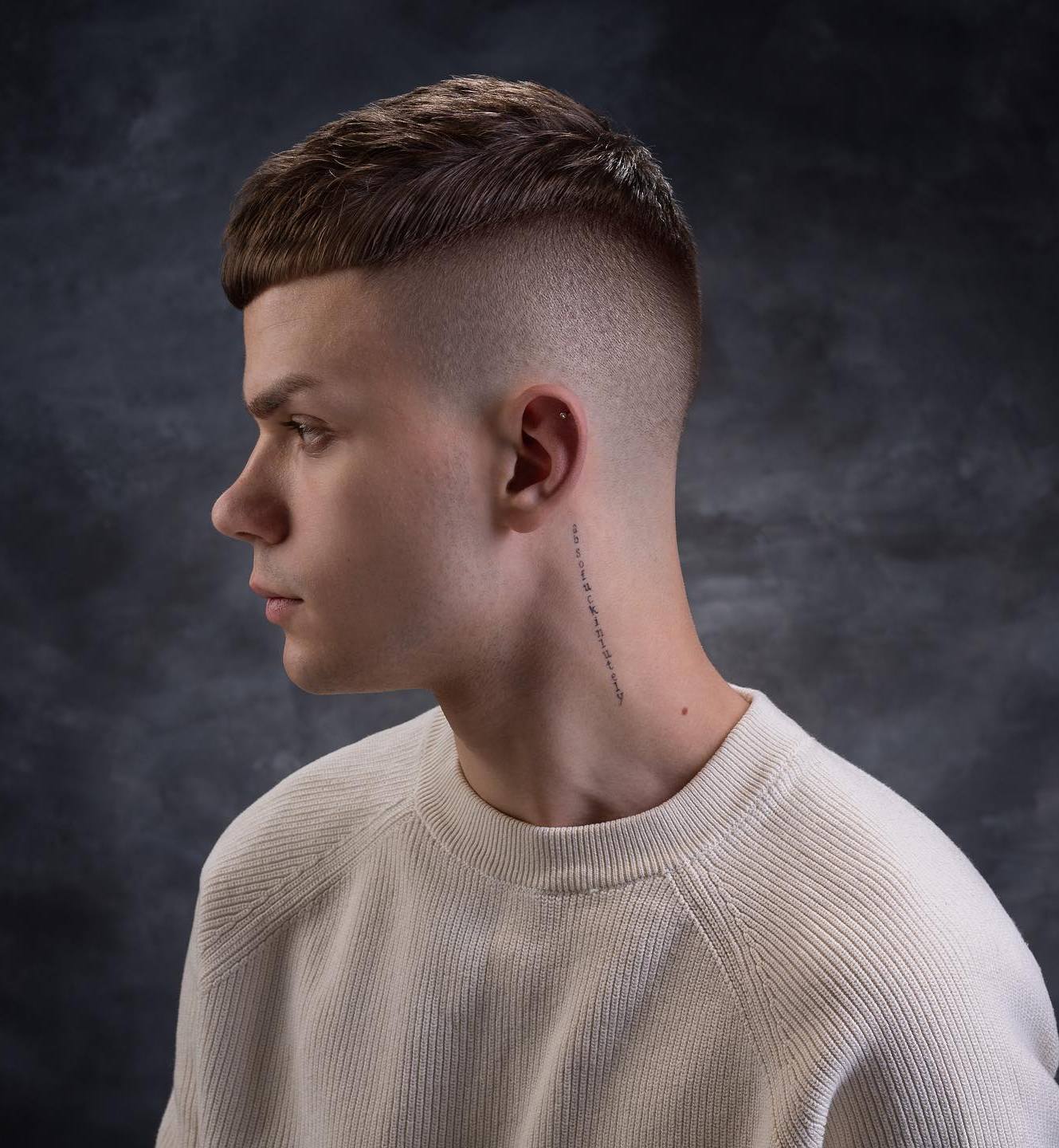 Polished High Fade for Guys with Thick Hair